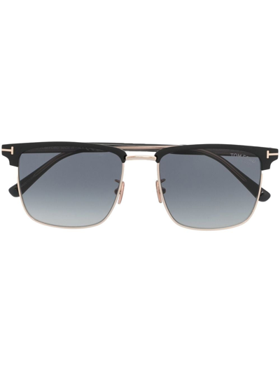 Tom Ford Square-frame Tinted Sunglasses In Grey