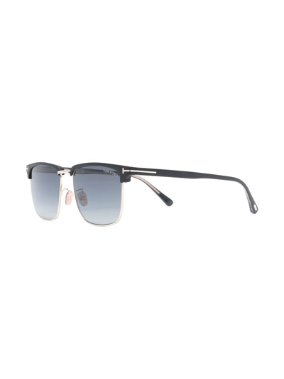 Tom Ford Square-frame Tinted Sunglasses In Grey