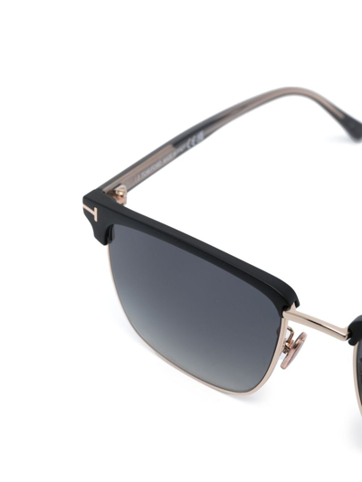 Tom Ford Square-frame Tinted Sunglasses In Grey