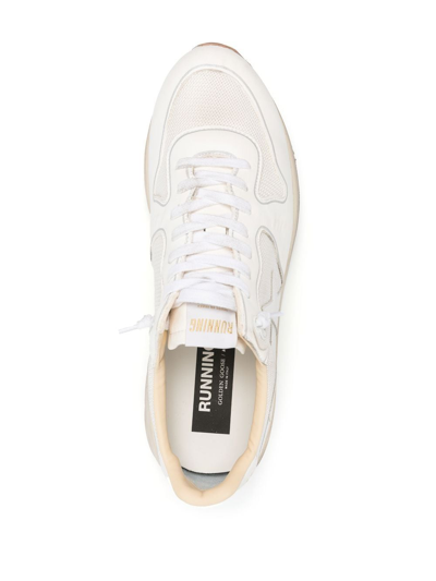Golden Goose Running Sole Low-top Sneakers In White