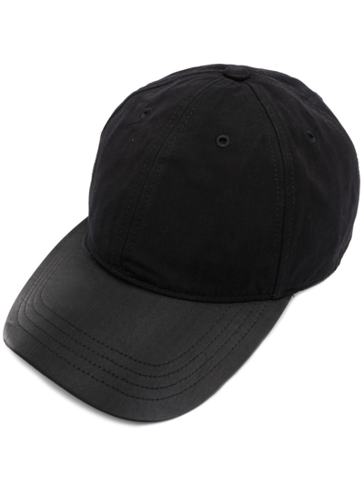 Shop Our Legacy Wax-coated Brim Baseball Cap In Black