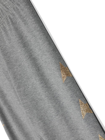 Golden Goose Patterned Leggings In Grey