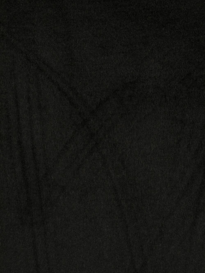 Zegna Two-tone Fringed-edge Scarf In Black