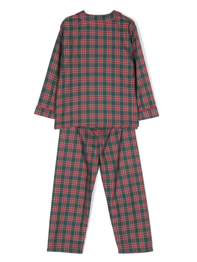 Shop Mariella Ferrari Tartan-check Pajama Set In Red