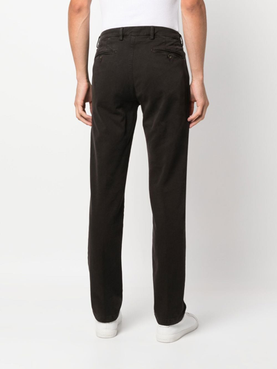 Briglia 1949 Pocket-detail Straight-leg Chinos In Brown