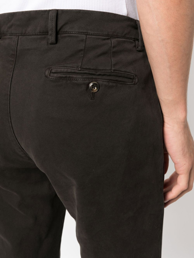 Briglia 1949 Pocket-detail Straight-leg Chinos In Brown