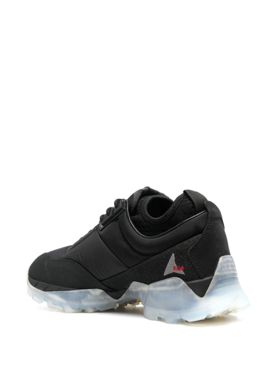 Roa Double Neal Mesh Hiking Sneakers In Black