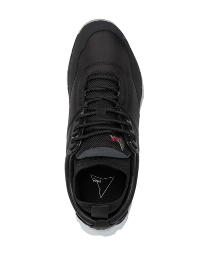 Roa Double Neal Mesh Hiking Sneakers In Black