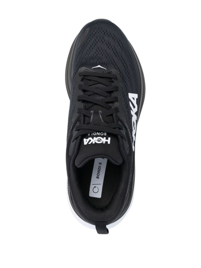 Hoka Bondi 8 Mens Performance Lifestyle Athletic And Training Shoes In Black