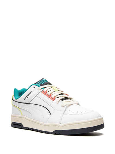 Puma Men's Slipstream Leather Low-top Sneakers In White