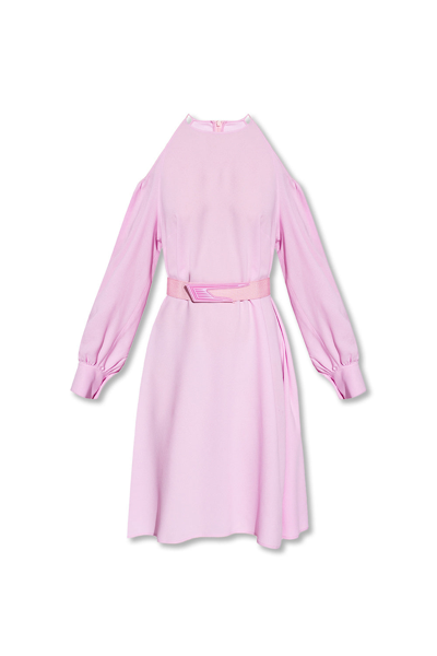 Shop Stella Mccartney Dress With Denuded Shoulders In Standard