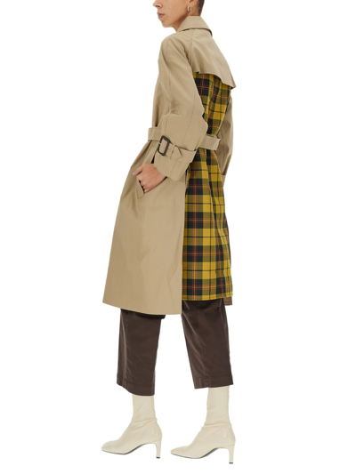 Shop Mackintosh Trench Coat Maretta In Beige