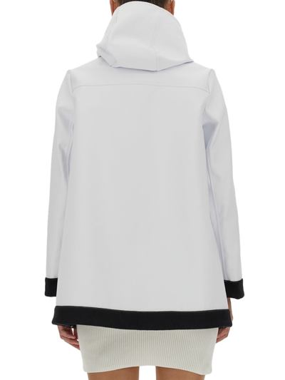 Fay Threehook Parka In Bianco