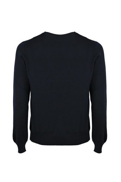 Shop Fay Crew Neck Sweater In Blu