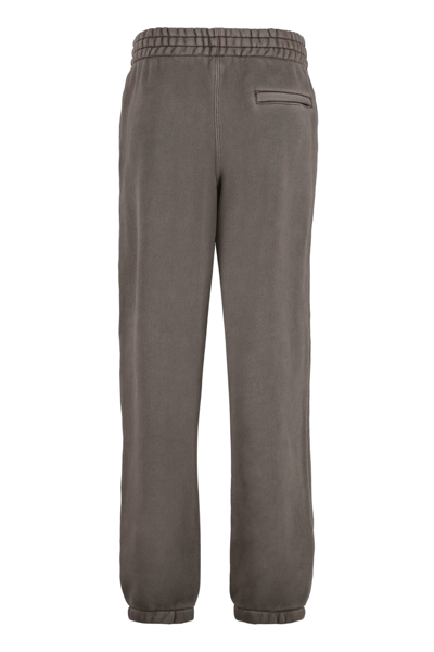 Alexander Wang Logo Print Sweatpants In Black