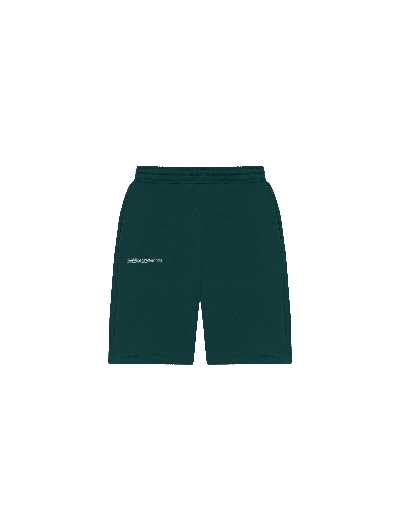 Shop Pangaia 365 Midweight Long Shorts — Foliage Green Xl