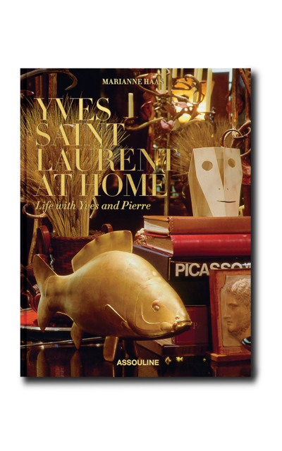 Shop Assouline Yves Saint Laurent At Home Hardcover Book In Multi