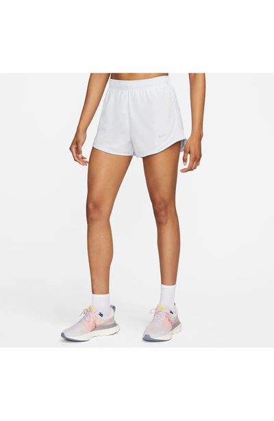 Shop Nike Dri-fit Tempo Running Shorts In Football Grey/ Wolf Grey