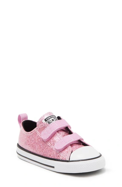Converse Kids' Chuck Taylor® All Star® 2v Ox Glitter Sneaker In Pink |  ModeSens