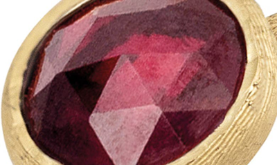 Marco Bicego 18k Yellow Gold Jaipur Color Garnet Stackable Ring In Yellow Gold