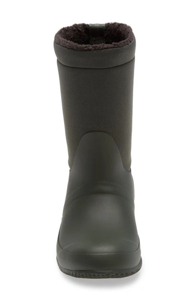 Shop Hunter Original Insulated Slipper Boot In Dark Olive