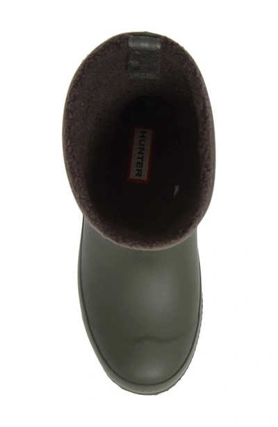 Shop Hunter Original Insulated Slipper Boot In Dark Olive