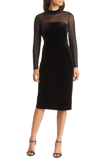 Eliza j lace hotsell yoke sheath dress