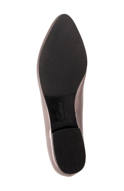 Trotters Harlowe Pointed Toe Loafer In Pewter