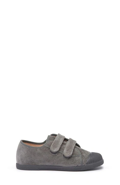 Shop Childrenchic Fall Double Strap Sneaker In Grey