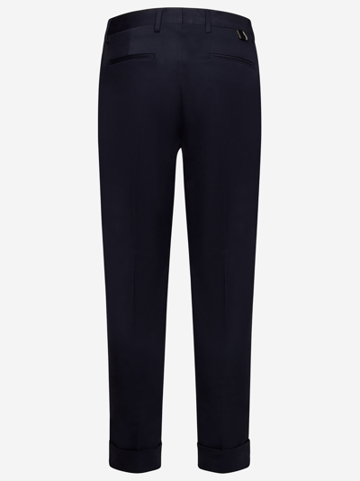 Shop Low Brand Cooper Trousers <br> In Blue