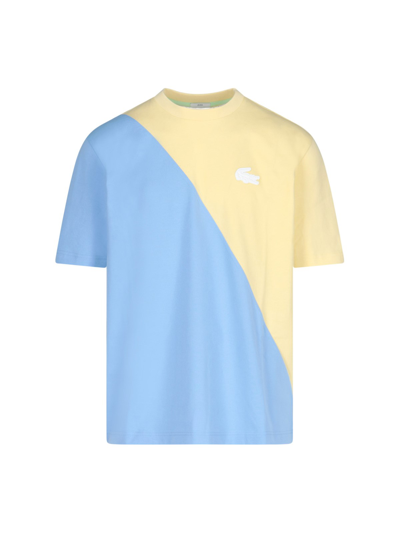 Shop Lacoste Bicolor Pastel T-shirt In Multi