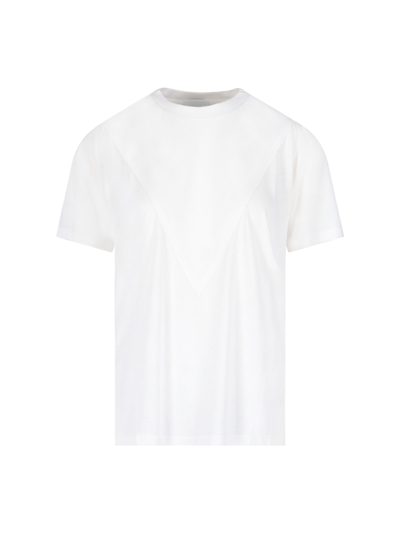 Shop Burberry Basic T-shirt In Bianco