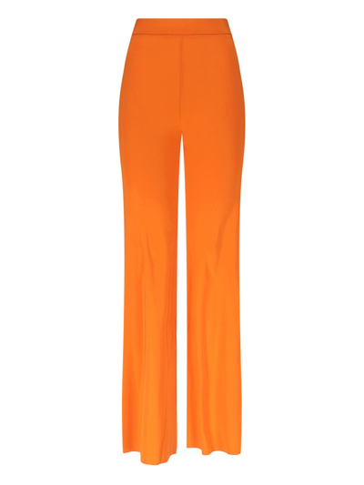 Shop The Andamane Flared Trousers In Arancione