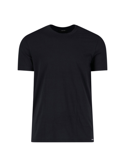 Shop Tom Ford Basic T-shirt In Nero