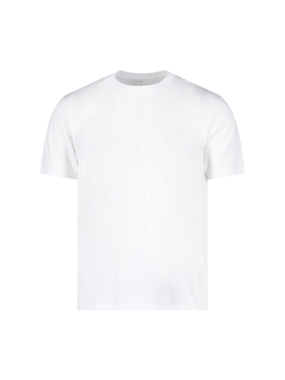 Shop Frame Basic T-shirt In Bianco