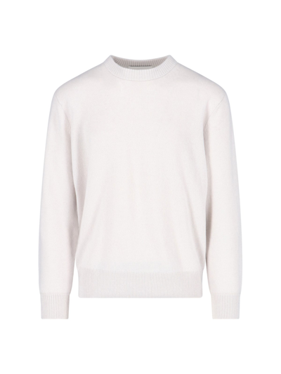 Shop Frame Cashmere Sweater In Crema