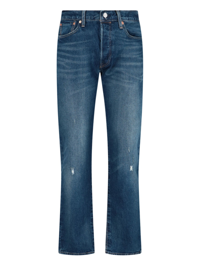 Shop Levi's Strauss '501' Jeans In Blu