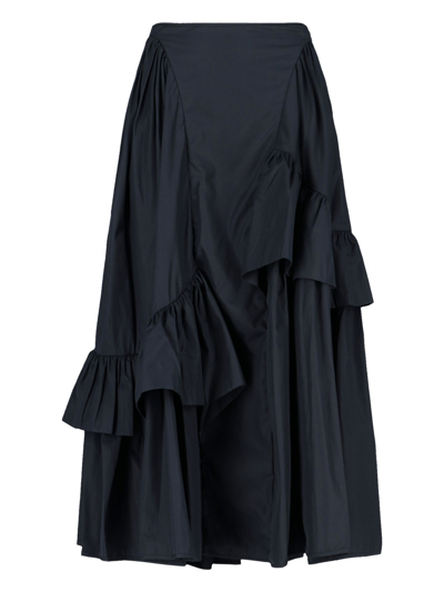 Shop Cecilie Bahnsen 'damara' Skirt In Nero