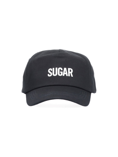 Shop Sugar Logo Baseball Cap In Nero