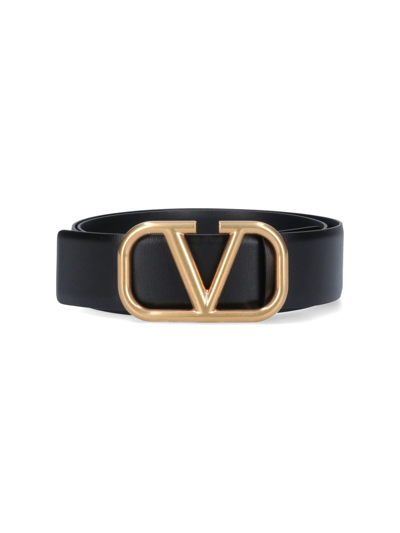 Vlogo Signature Belt in Shaded Cowhide 35 mm - Valentino Garavani - Man