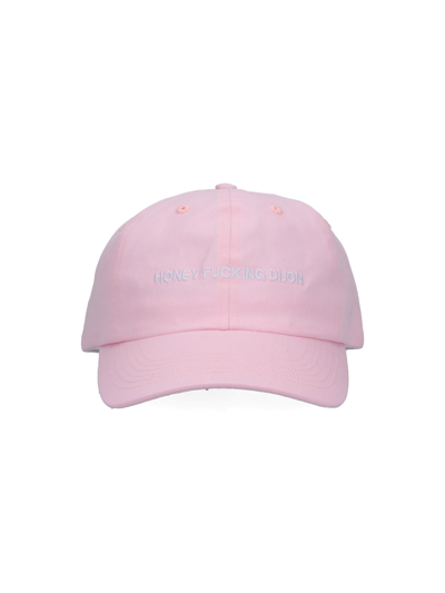 Shop Honey Fucking Dijon Logo Baseball Hat In Rosa