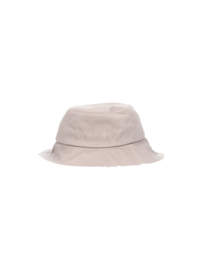 Shop Ader Error "needle" Logo Bucket Hat In Marrone