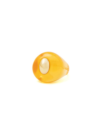Shop La Manso 'amber' Ring In Giallo