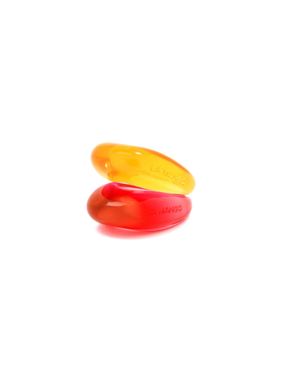 La Manso 'manolitas' Rings Set In Multi