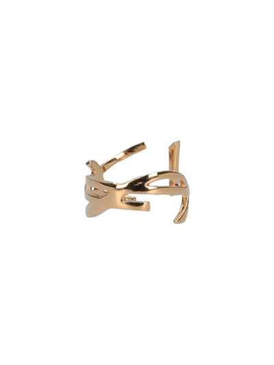 Shop Saint Laurent 'opyum' Ring In Oro