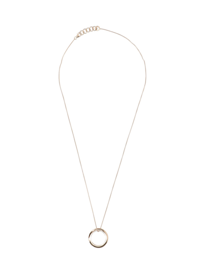 Shop Bottega Veneta Ring Charm Necklace In Gold