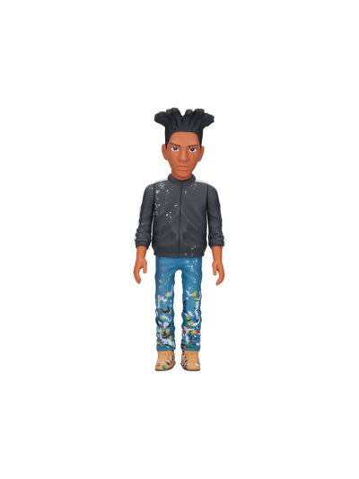 Shop Medicom Toy Jean Michel Basquiat Doll In Multi