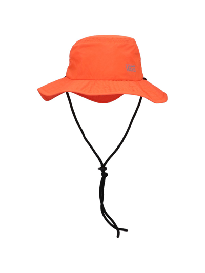 Shop Vans Drawstring Nylon Hat In Arancione