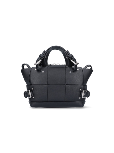 Shop Bottega Veneta 'arco Tool' Shoulder Bag In Nero