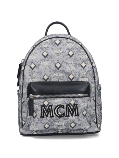Shop Mcm 'visetos' Backpack In Grigio